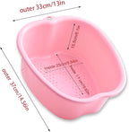 AXLOFO® Foot Soaking Bath Basin, Large Plastic Foot Soaking Tub, Feet Massage - Image 2