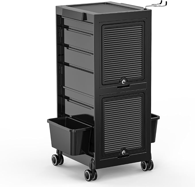OmySalon Salon Trolley Cart, Hair Stylist Station - Image 9