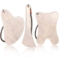 Skin Care Set, 1 Pack 3 in 1 Jade Gua Sha Massager, Guasha Tool by Lusomch