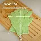 Bare Botanics 4 Pack Lavender Exfoliating Shower Gloves - Image 4