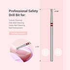 MelodySusie 6.7mm Inverted Tapered Cuticle Clean Nail Drill Bit 3/32'' - Image 5