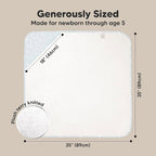 KeaBabies Hooded Baby Towel for Newborn - Image 4