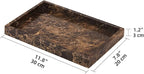 Marble Bathroom Vanity Tray, Natural Luxury Vanity Home Kitchen Bathroom Table - Image 2