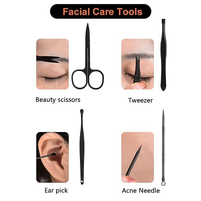 Manicure Set, Pedicure Kit, Nail Clippers, 16 in 1 Professional Grooming Kit - Image 5