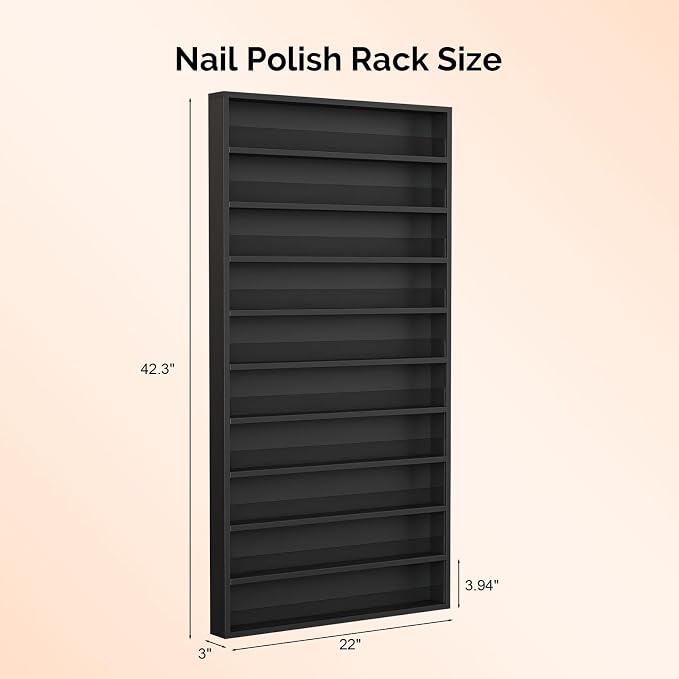 OmySalon Nail Polish Organizer Wall Mount - Image 2