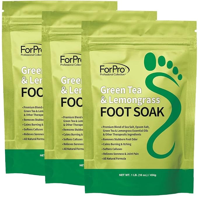 ForPro Professional Collection Green Tea & Lemongrass Foot Soak by ForProProfessionalCollection
