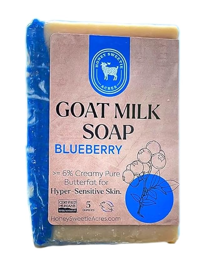 Honey Sweetie Acres Blueberry Goat Milk Soap by HoneySweetieAcres