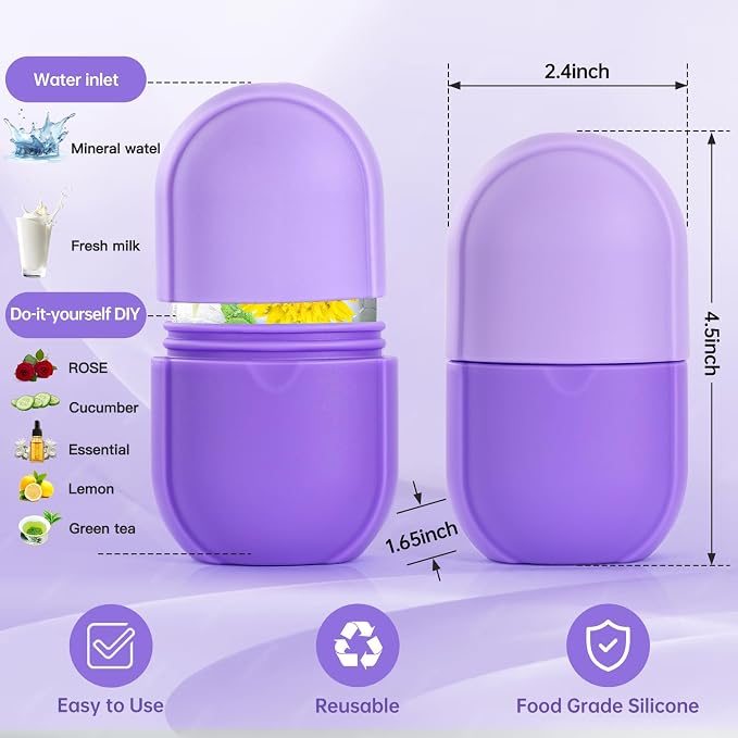 Ice Roller for Face and Eye, Facial Beauty Ice Roller Skin Care Tools, Ice - Image 3