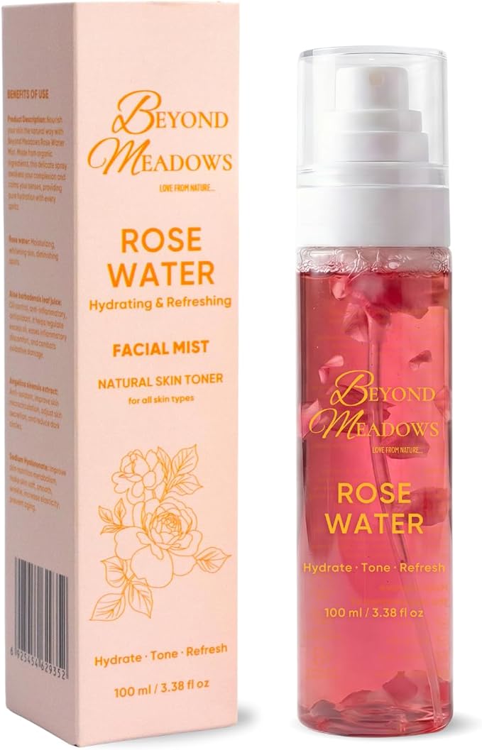 Rose Water Spray for Face & Hair by BeyondMeadows