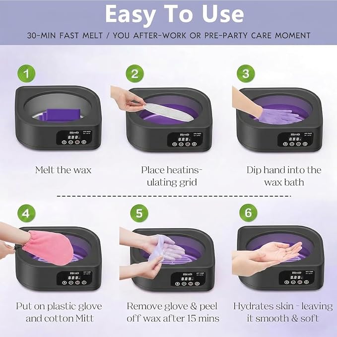 Paraffin Wax Machine for Hand and Feet，Touchscreen Paraffin Wax Warmer - Image 4