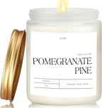 Pomegranate Pine Candles for Home Scented, 9oz Natural Soy Aromatherapy Non by Unknown