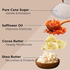 Sumbody USA Vanilla Shea Sugar Body Scrub Goat Milk Moisturizing Exfoliating - Image 4