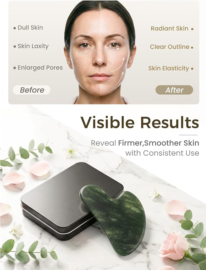 Gua Sha Facial Tool – Jade Guasha Tool - Image 4