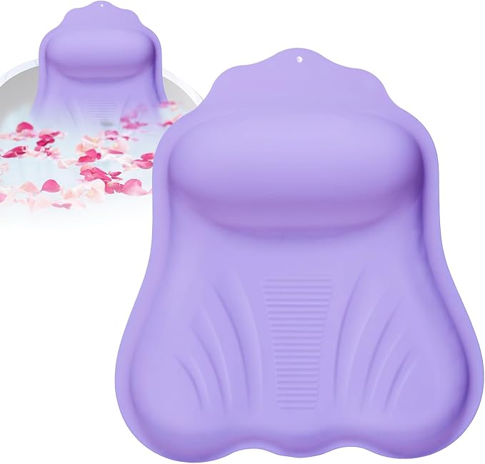 Luxury Silicone Bath Pillow for Tub, New Cloud-Soft 4D Air-Cushion Bathtub by Unknown