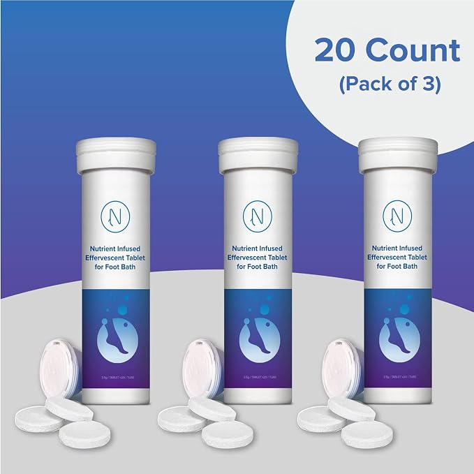 Diabetic Foot Soak Effervescent Tablets Foot Care by Nerve Spa, Anti-Swelling - Image 5
