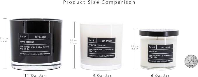 Lulu Candles | Wild Lemongrass | Luxury Scented Soy Jar Candle | Hand Poured in - Image 6