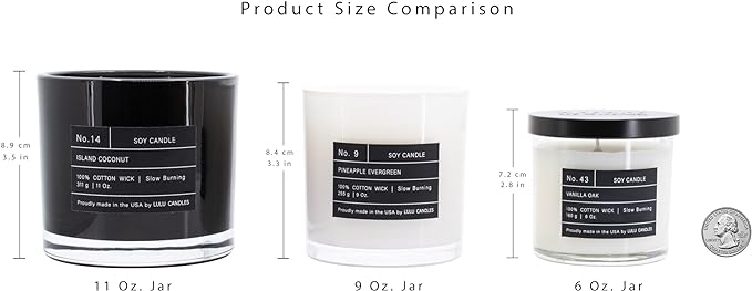 Lulu Candles | White Bamboo | Luxury Scented Soy Jar Candle | Hand Poured in - Image 7