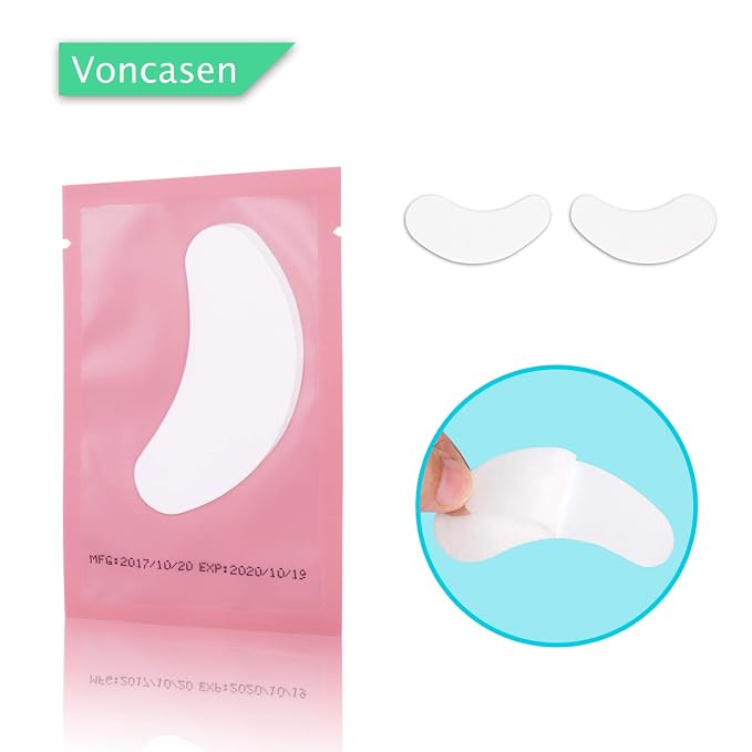 100 Pairs Set Gel pads for eyelash extensions, Comfy and Cool Under Eye Pads - Image 5