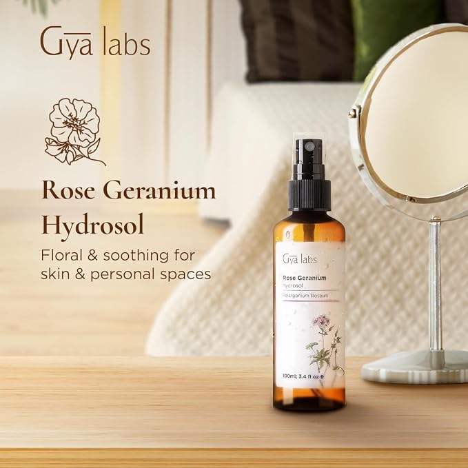 Gya Labs Rose Geranium Hydrosol - Image 3