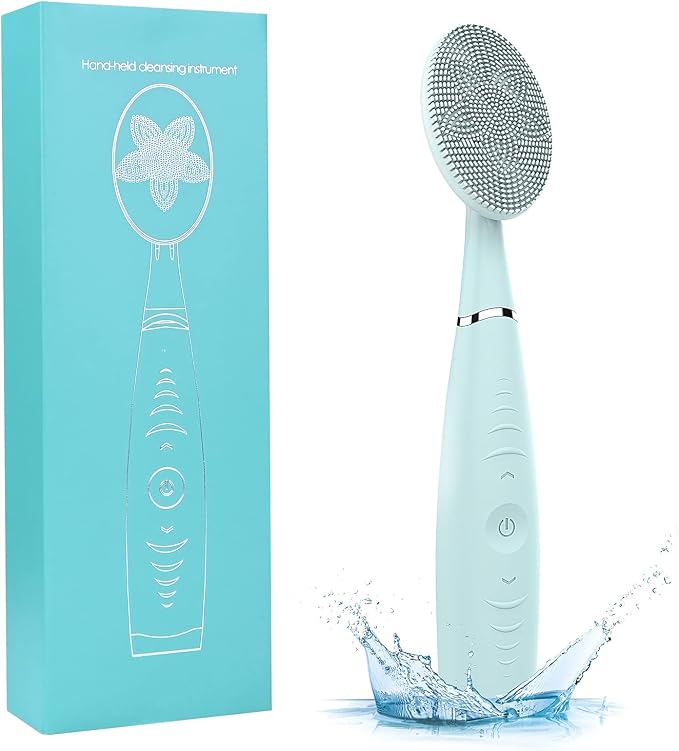 TUGOKU Sonic Facial Cleansing Brush Waterproof Scrub Face Brush by Unknown