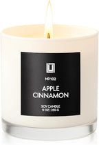 Lulu Candles | Apple Cinnamon | Luxury Scented Soy Jar Candle | Hand Poured in - Image 2