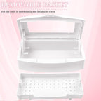 Nail Tool Sterilizer Box, Plastic Sterilizing Tray, Plastic Clean Sterilizing - Image 2