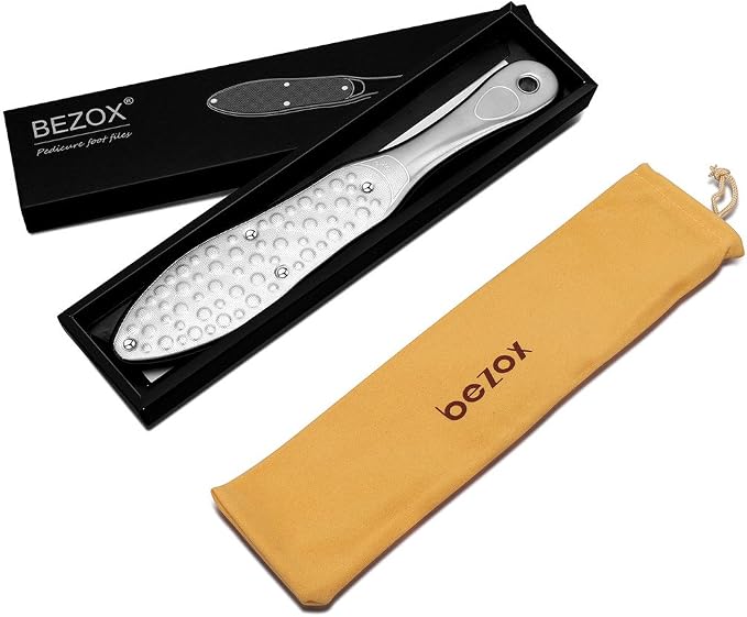 BEZOX Professional Foot File Callus Remover, Double Sided Pedicure Rasp - Image 8