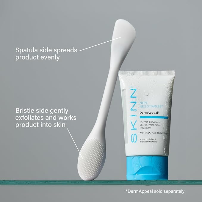 SKINN Pore Polishing Wand, Silicone Facial Cleansing Brush - Image 4