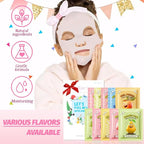 Kaely 10 Pack Fruit Face Masks for Kids, Kids Face Mask Spa Day Kit Supplies - Image 5