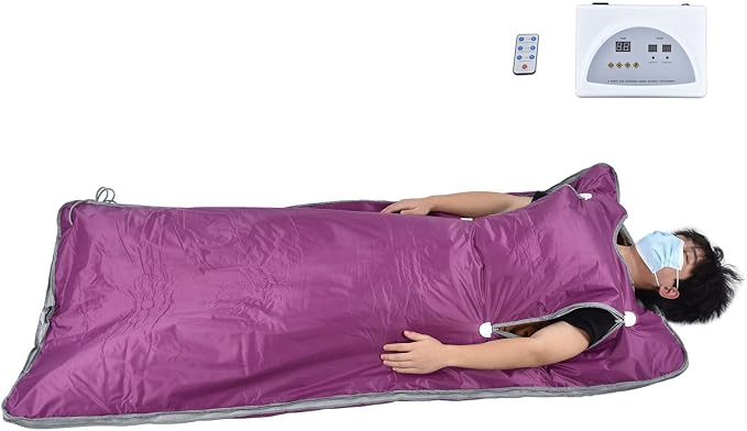 Srliya 650W Home Portable Far Infrared Sauna Blanket, Smart Zipper Reach Type - Image 4