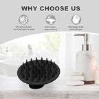 Meartchy Silicone Scalp Massager Shampoo Brush, Scalp Brush - Image 6