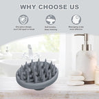 Meartchy Silicone Scalp Massager, Scalp Scrubber - Image 6