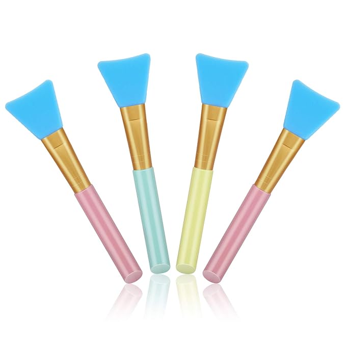 Cuttte 4pcs Silicone Face Mask Applicators, Flexible Facial Mud Masks Applicator by Cuttte