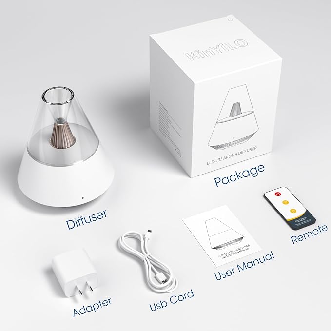 Ultrasonic Essential Oil Diffuser, 150ML Modern Aromatherapy Diffuser - Image 7