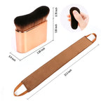2-in-1 Self Tanning Brush Kit | Rose Gold Tan Applicator - Image 2