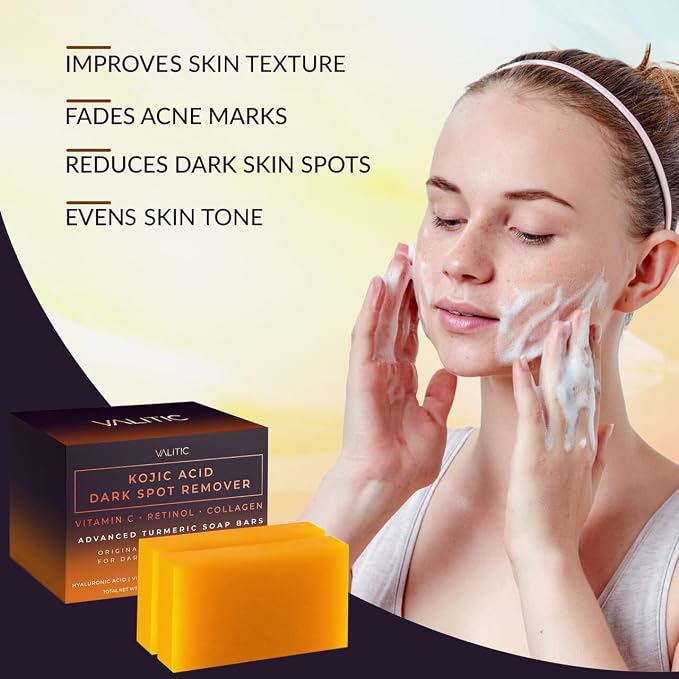 VALITIC Kojic Acid Dark Spot Remover Soap Bars - Image 5