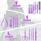Manicure Set Professional Nail Clippers Pedicure Kit - Image 2
