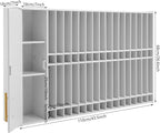 Professional Hair Color Organizer Rack, Wall Mounted Barber Salon Station - Image 2