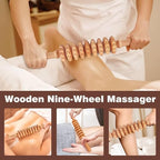 10-in-1 Wood Therapy Massage Tools Gua Sha Wooden Massager - Image 4