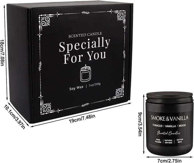 WPONSZU 4Psc Scented Candles Set, 7oz Gifts - Image 8