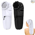 2 Pcs Large Shower Cap for Braids, Extra Long Shower Cap for Women Long Hair & by Unknown