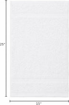 HOME ESSENTIALS Salon Towels 24 Pack, Quick Dry Gym Towels, Spa Face Towel - Image 3
