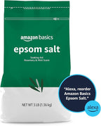 Amazon Basics Epsom Salt Soaking Aid, Soothing Rosemary & Mint Scent, 3 Pound - Image 5