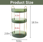 Asayuee 360 Rotating Perfume Organizer, 3 Tier Large Capacity Make Up - Image 2