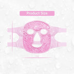 ZNÖCUETÖD Face Ice Mask Facial Ice Packs Gel Hot Cold Compress - Image 5