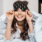 Dancing Skull Sleep Mask Eye Mask Party Halloween Music Fun Headphones Black - Image 5