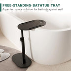 Yumkfoi Bamboo Bathtub Tray Table - Image 4