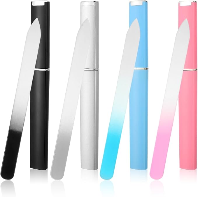 4 Pack Glass Nail File Set by Unknown