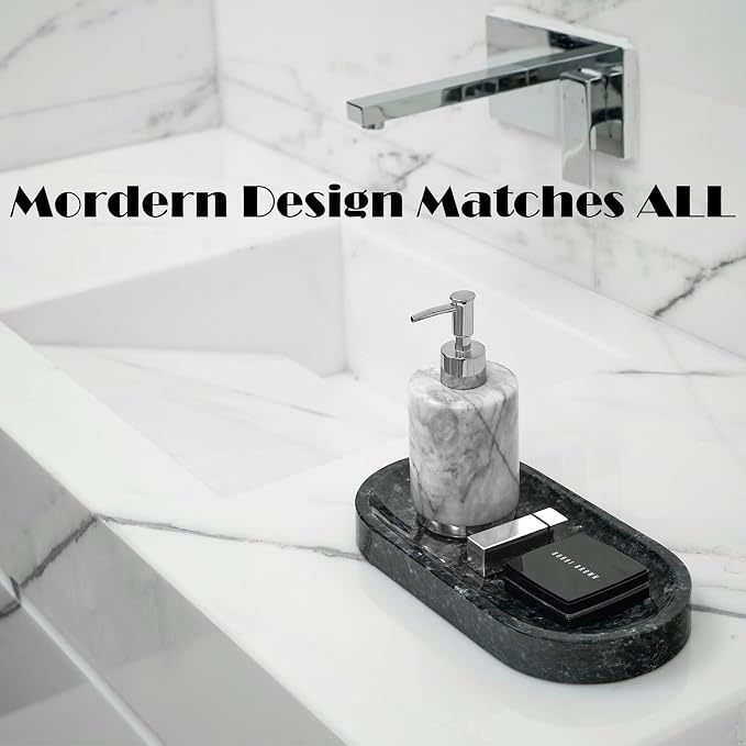 Koville Norwegian Natural Granite Bathroom Tray, Decorative Tray, Bathroom - Image 7