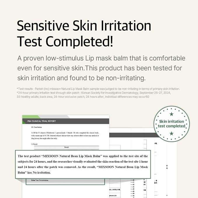 mixsoon Natural Bean Lip Mask Balm - Image 6